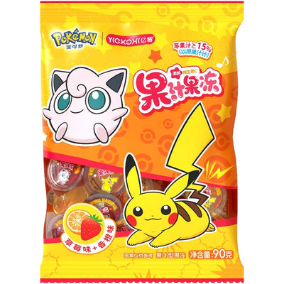 Pokemon Juice Jelly Strawberry and Orange Flavor