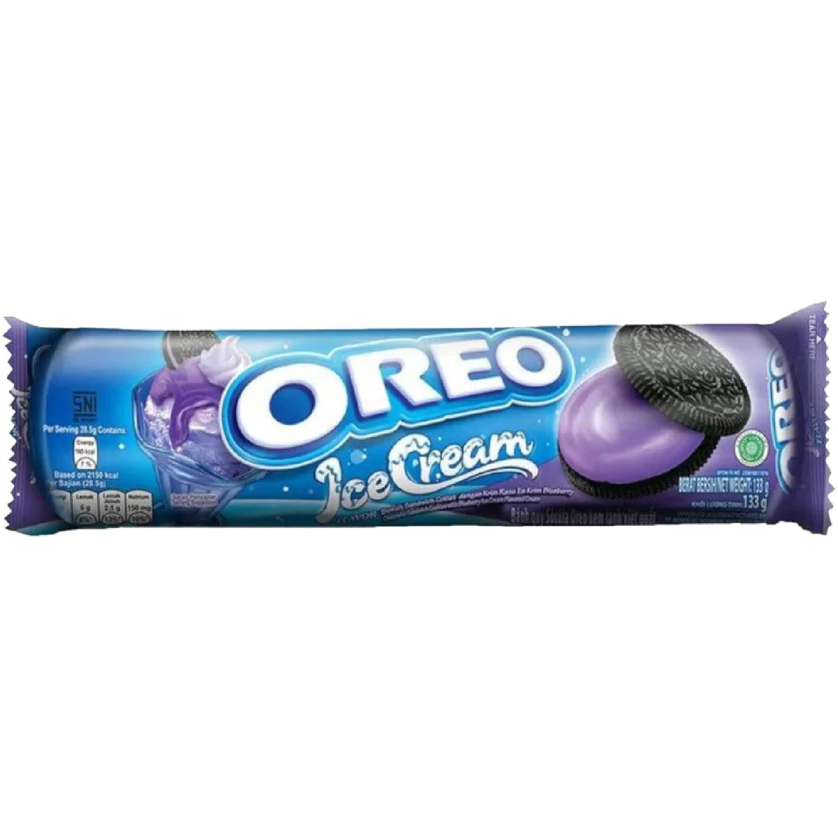 Oreo Sandwich Cookies Blueberry Ice Cream